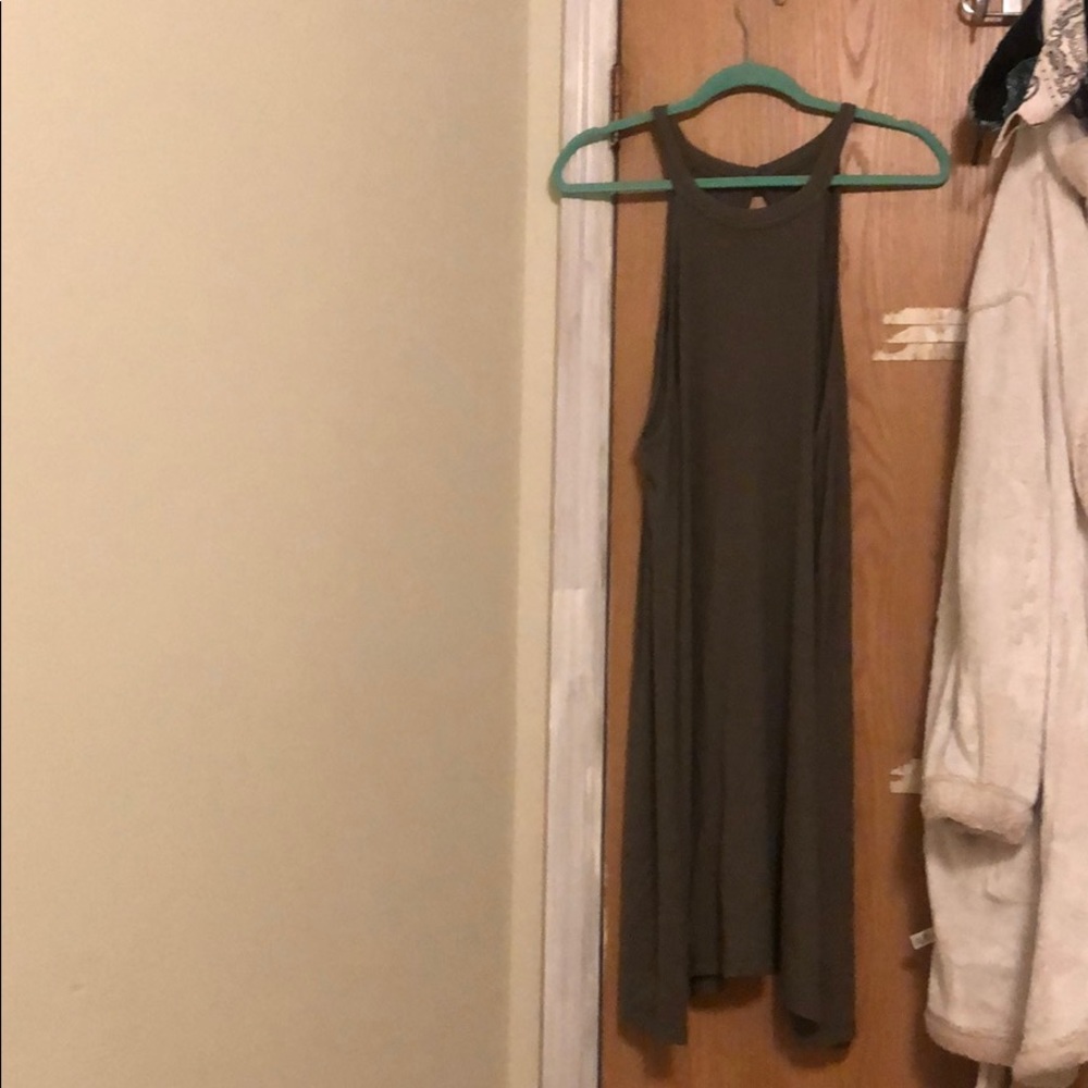 American eagle green shift dress